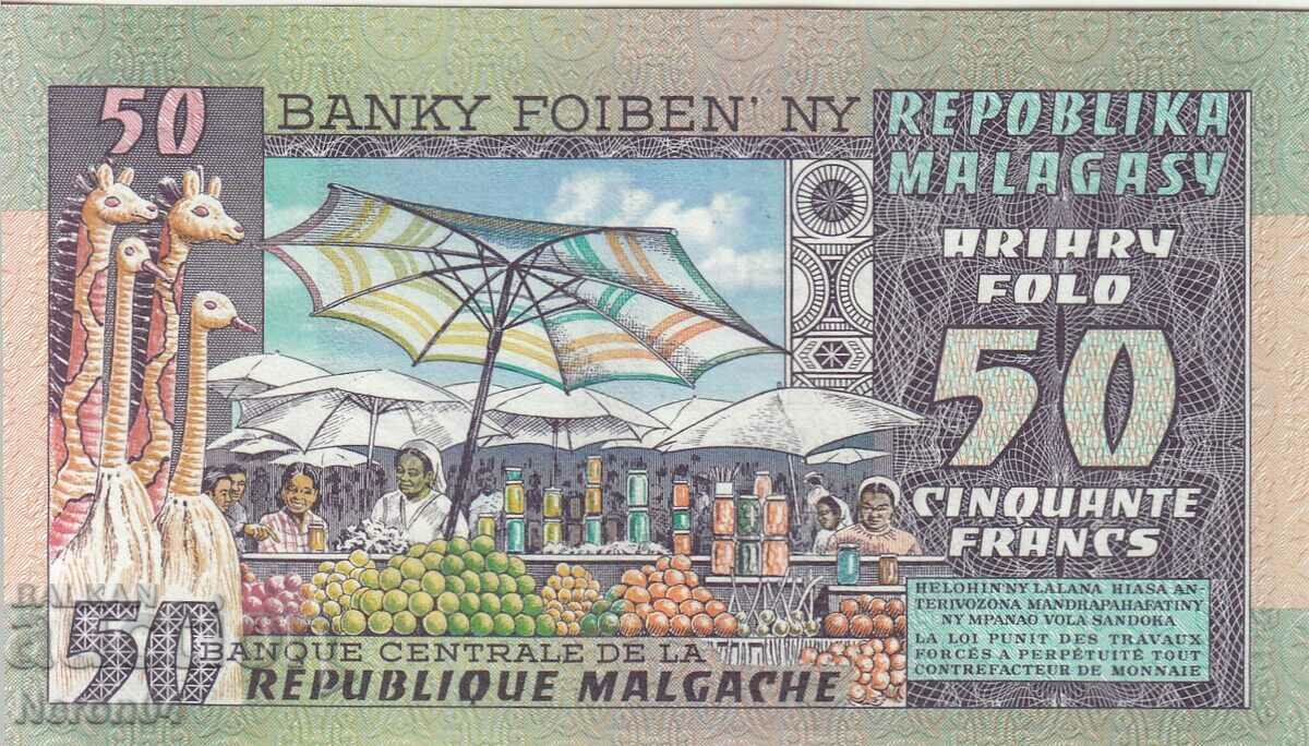 50 franci 1974, Madagascar