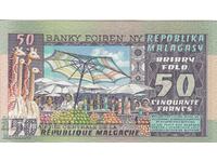 50 franci 1974, Madagascar