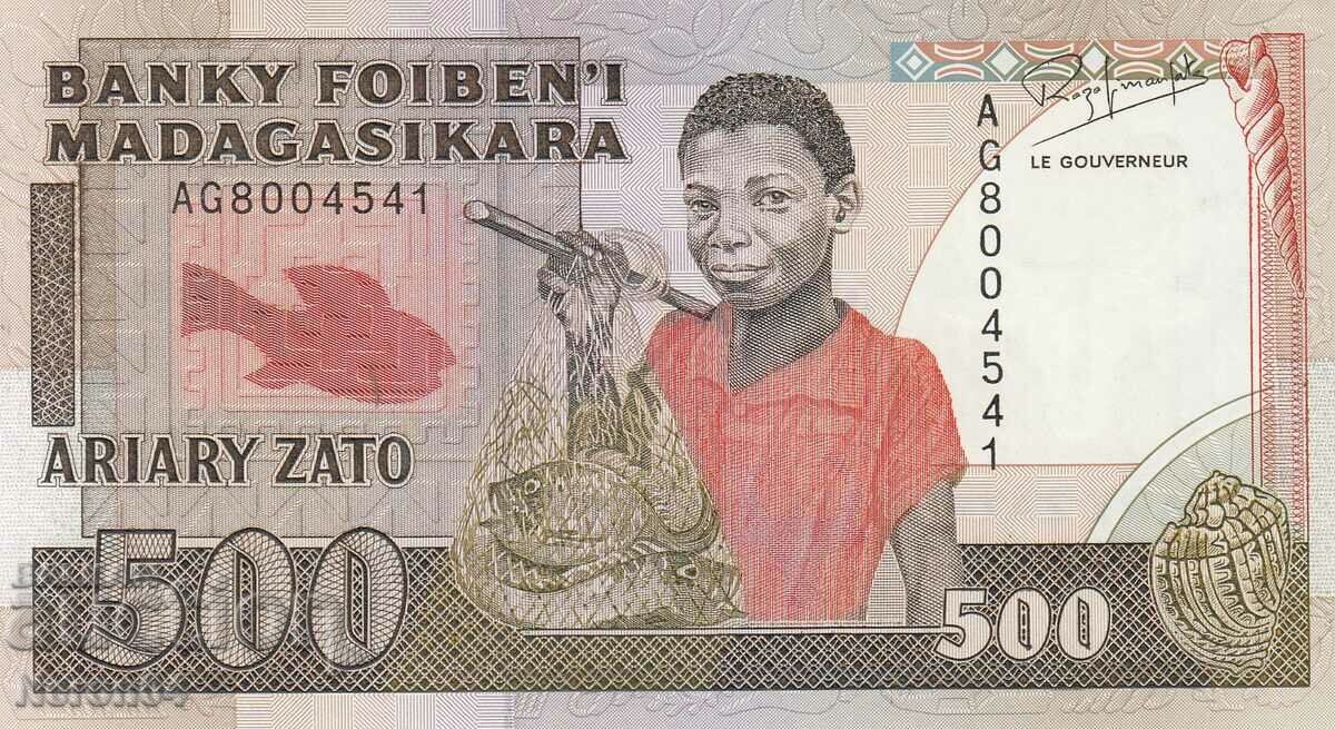 500 francs 1988, Madagascar