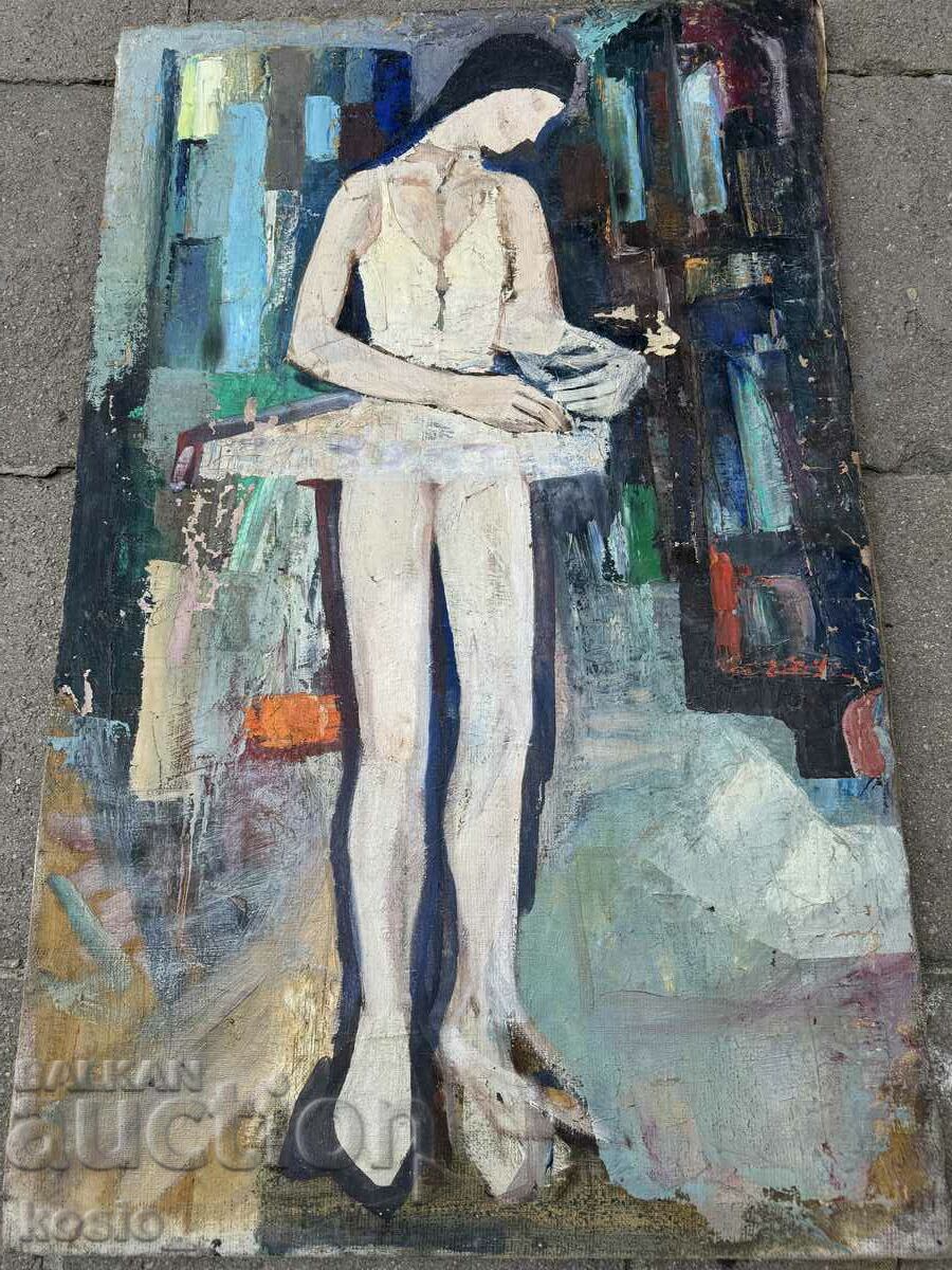 Large oil painting - Ballerina