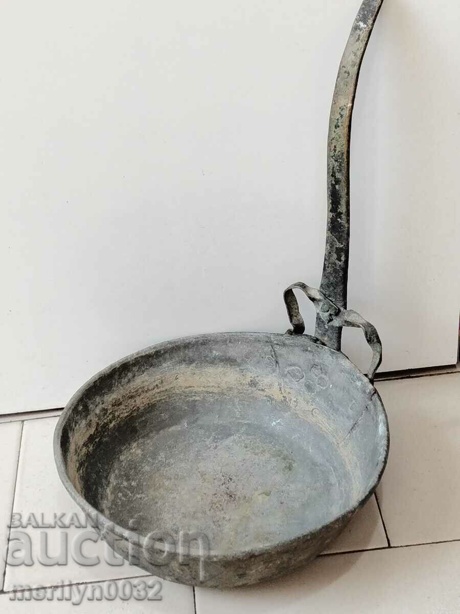 Old copper pan, copper, tray, copper vessel