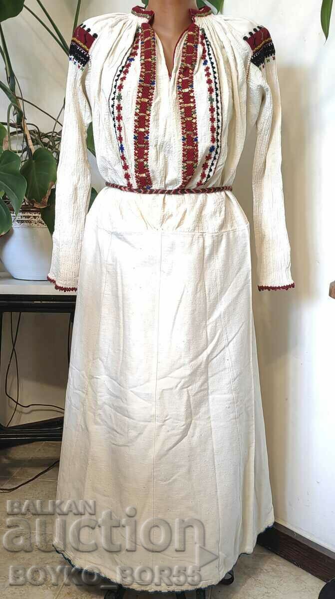Cămașă rochie Duke autentică antică din costum popular