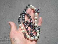OLD PEARL NECKLACE WITH SILVER CLASP