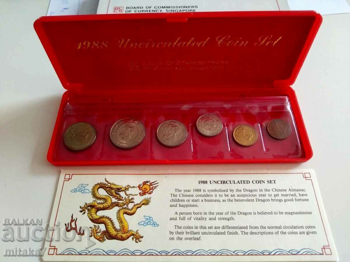 Coin set 1988, Singapore Coin set 1988, Singapore