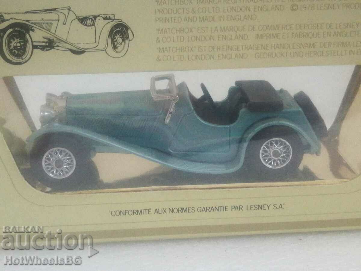 Matchbox Yesteryear England Y-1/3 1977 Jaguar SS100 - 5 Matchbox Yesteryear England Y-1/3 1977 Jaguar SS100 - 5