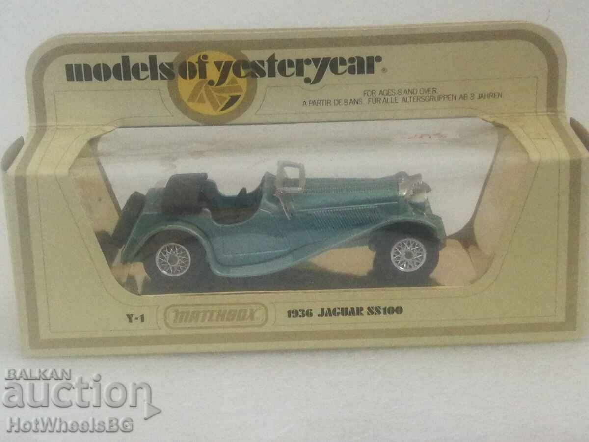 Matchbox Yesteryear England Y-1/3 1977 Jaguar SS100