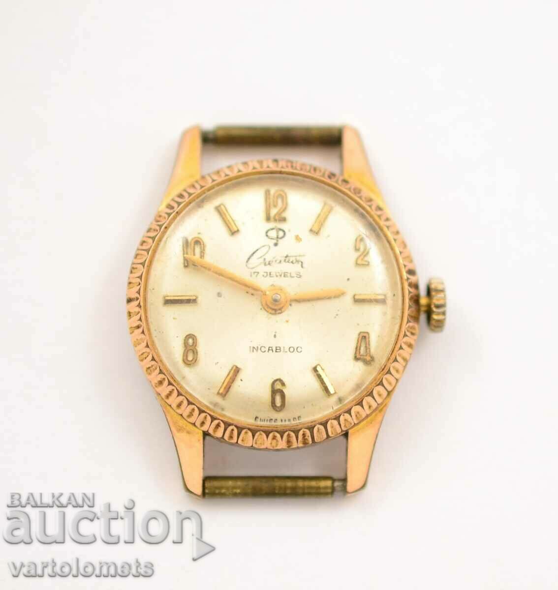 CREATION Women's Gold Plated Swiss msde Watch - Not Working