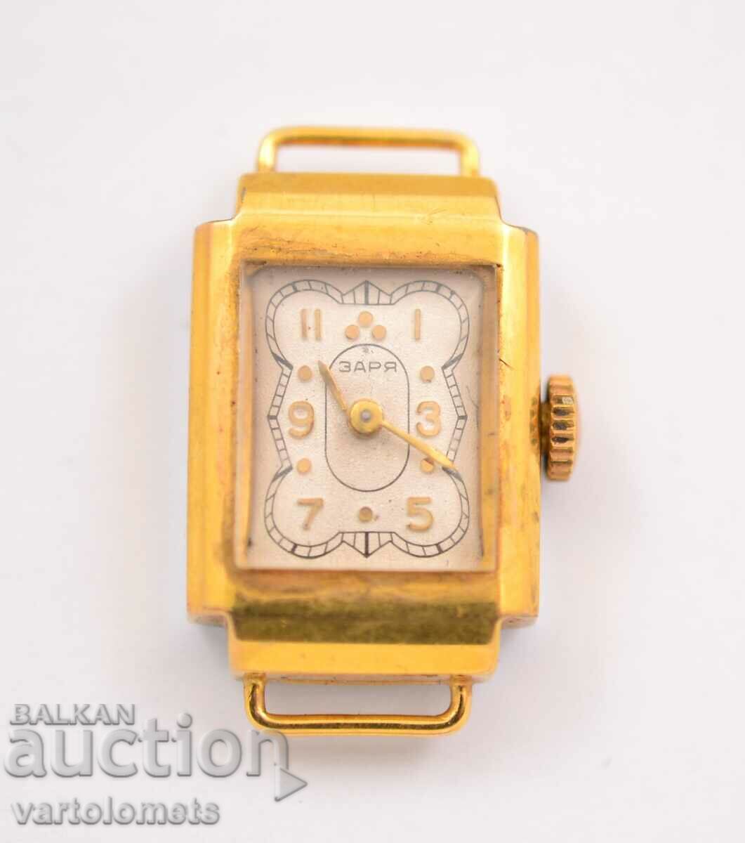 ZARYA women's USSR gold-plated watch - works