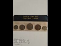 Сет монети 1955 година, Кипър