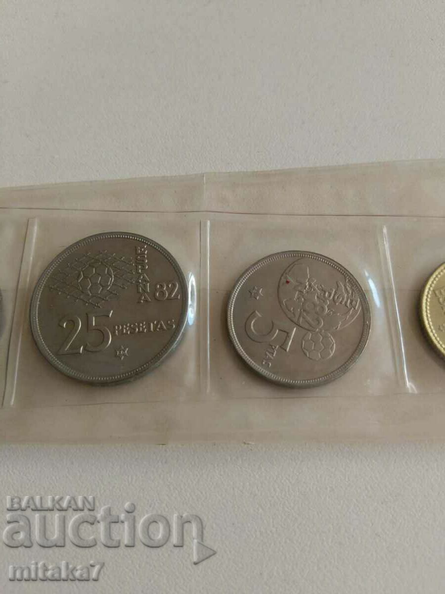 Παράδοση Σετ νομισμάτων 1982, Ισπανία