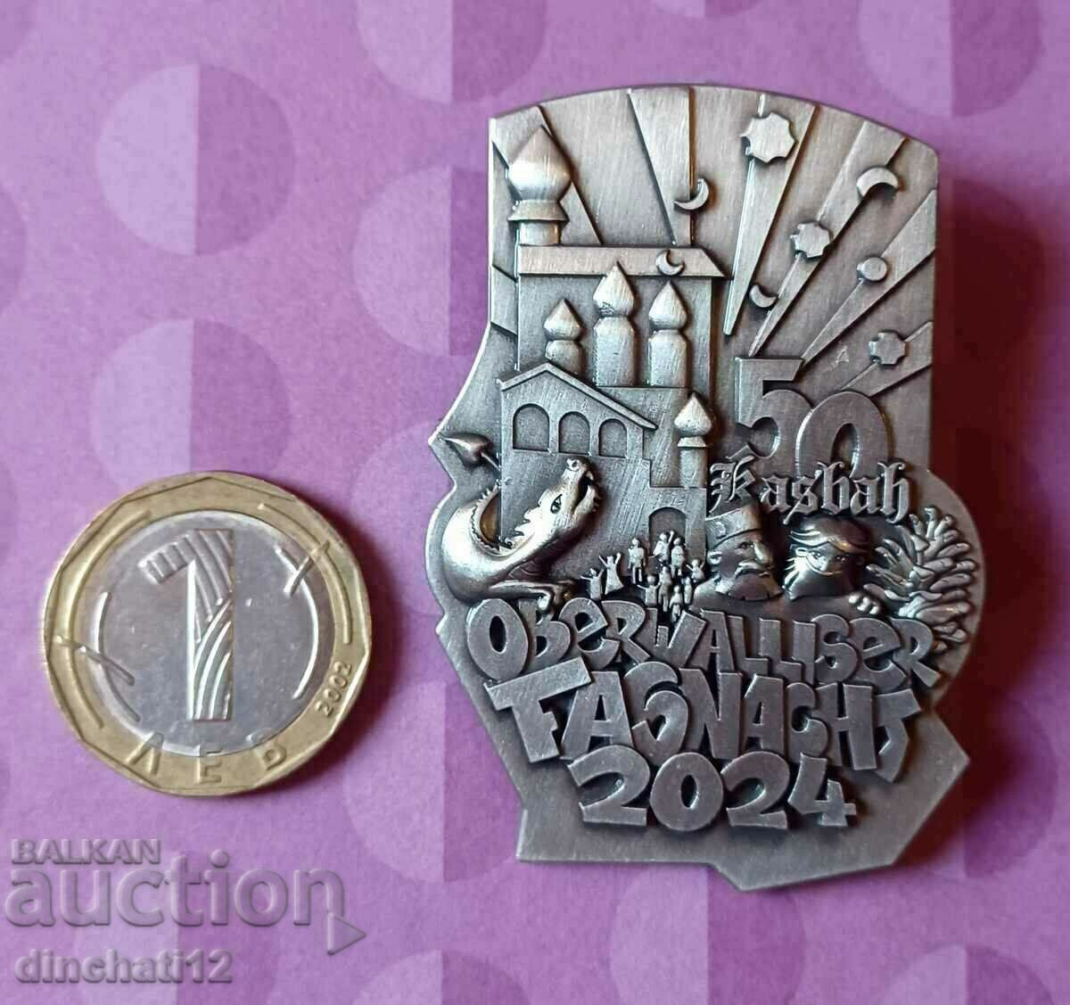 Auction  Switzerland. OBERWALLISER FASNACHT 2024