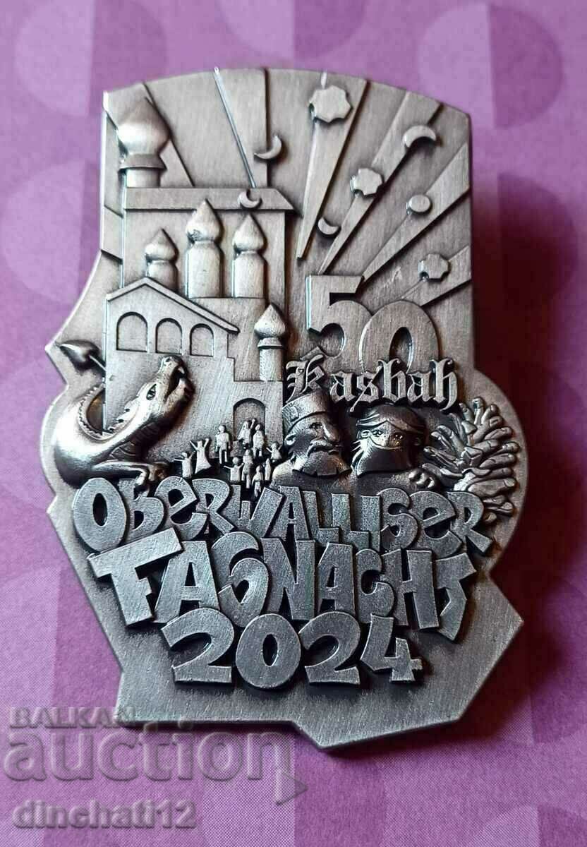 Delivery of Switzerland. OBERWALLISER FASNACHT 2024