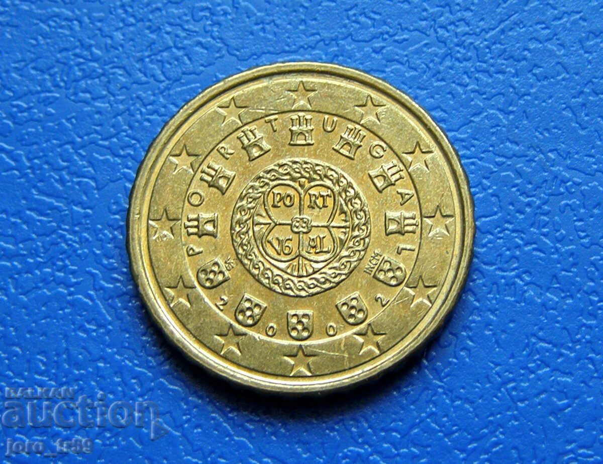 Portugalia 10 cenți de euro cenți de euro 2002