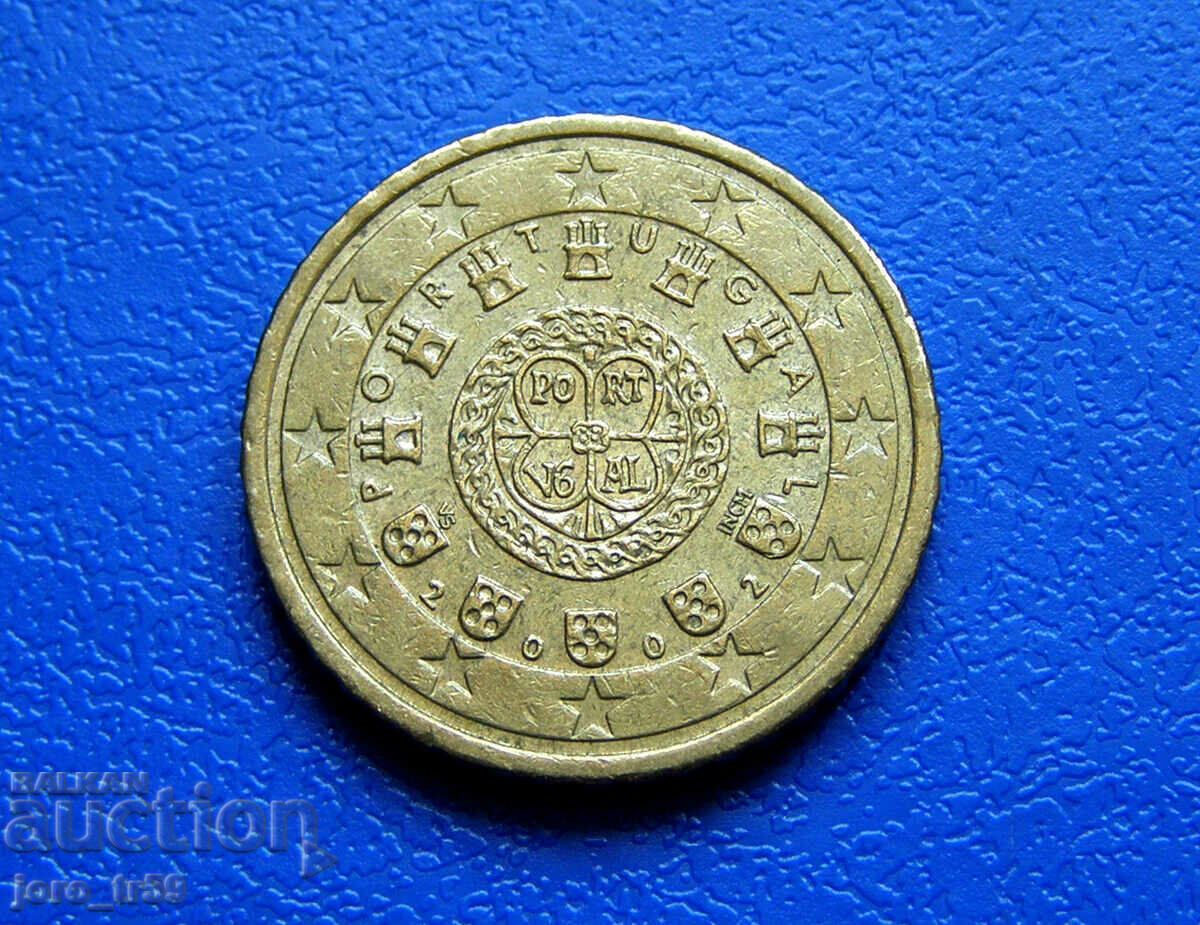 Portugal 50 euro cents Euro cent 2002