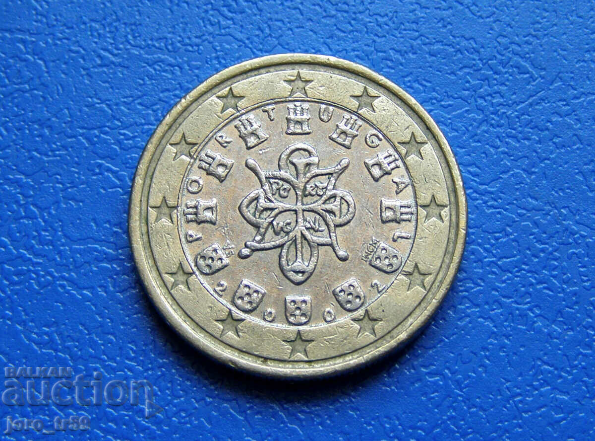 Portugalia 1 euro Euro 2002