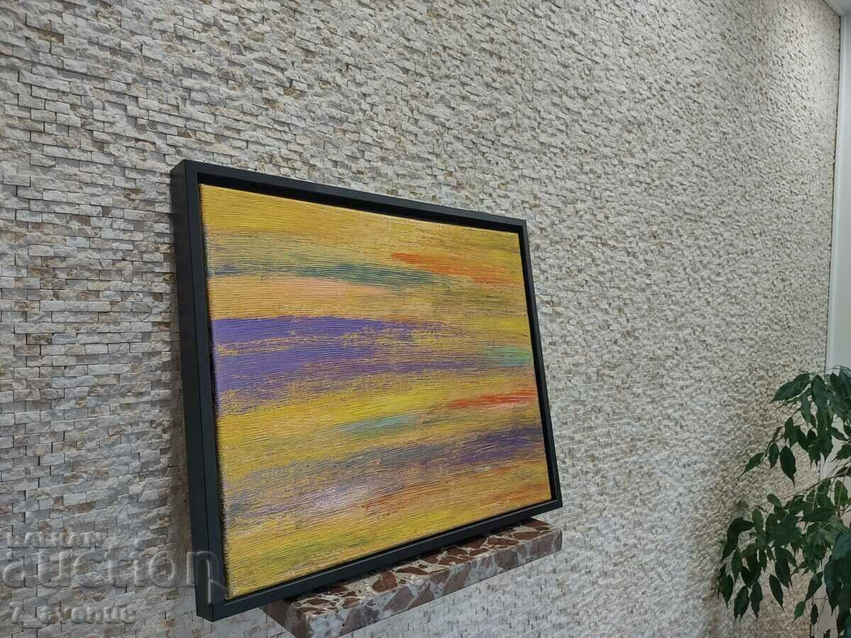 Delivery of Author's painting - acrylic/canvas, 50/40cm, "Fisherman's sunset.." Delivery of Author's painting - acrylic/canvas, 50/40cm, "Fisherman's sunset.."