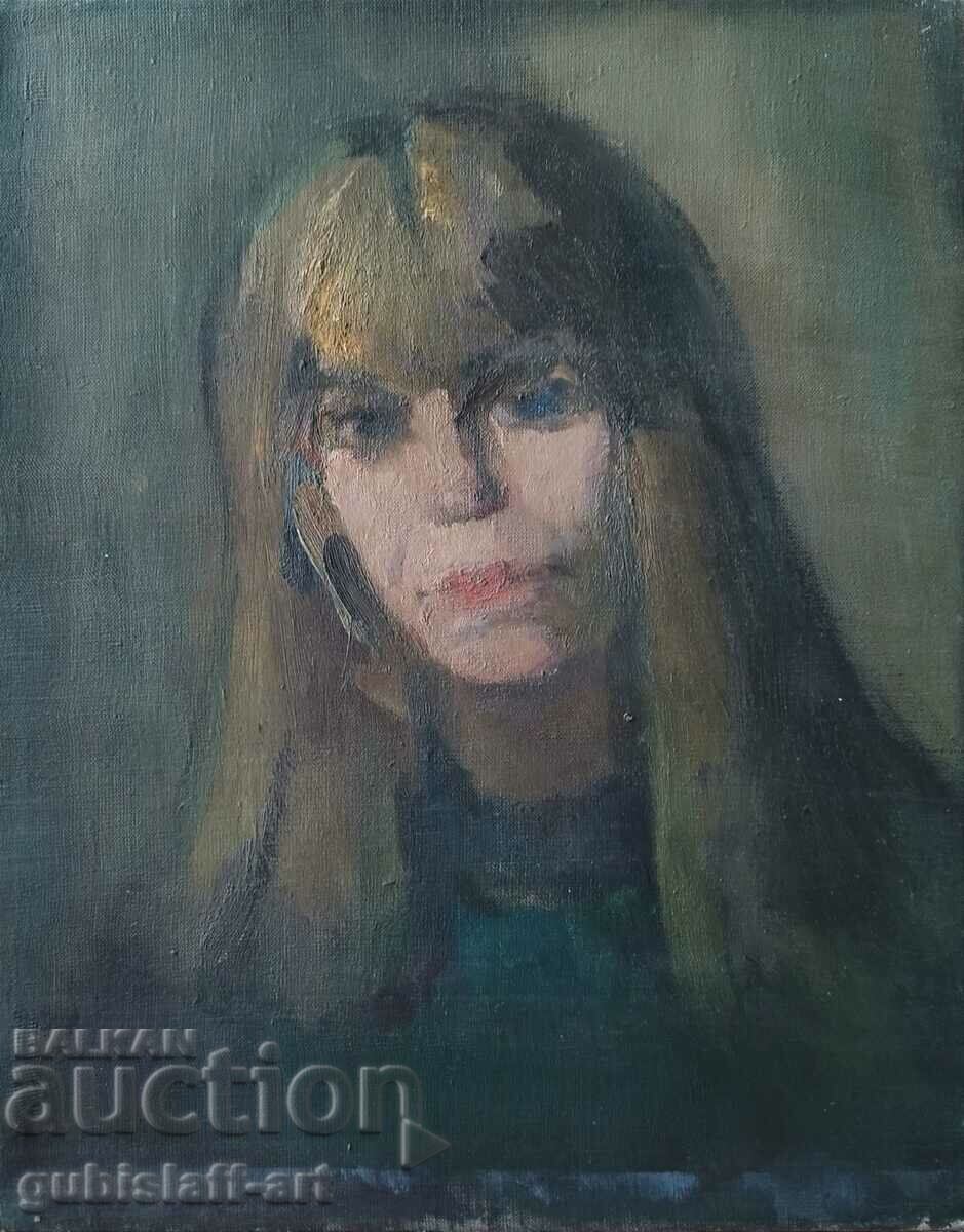 Painting, female portrait, BZC