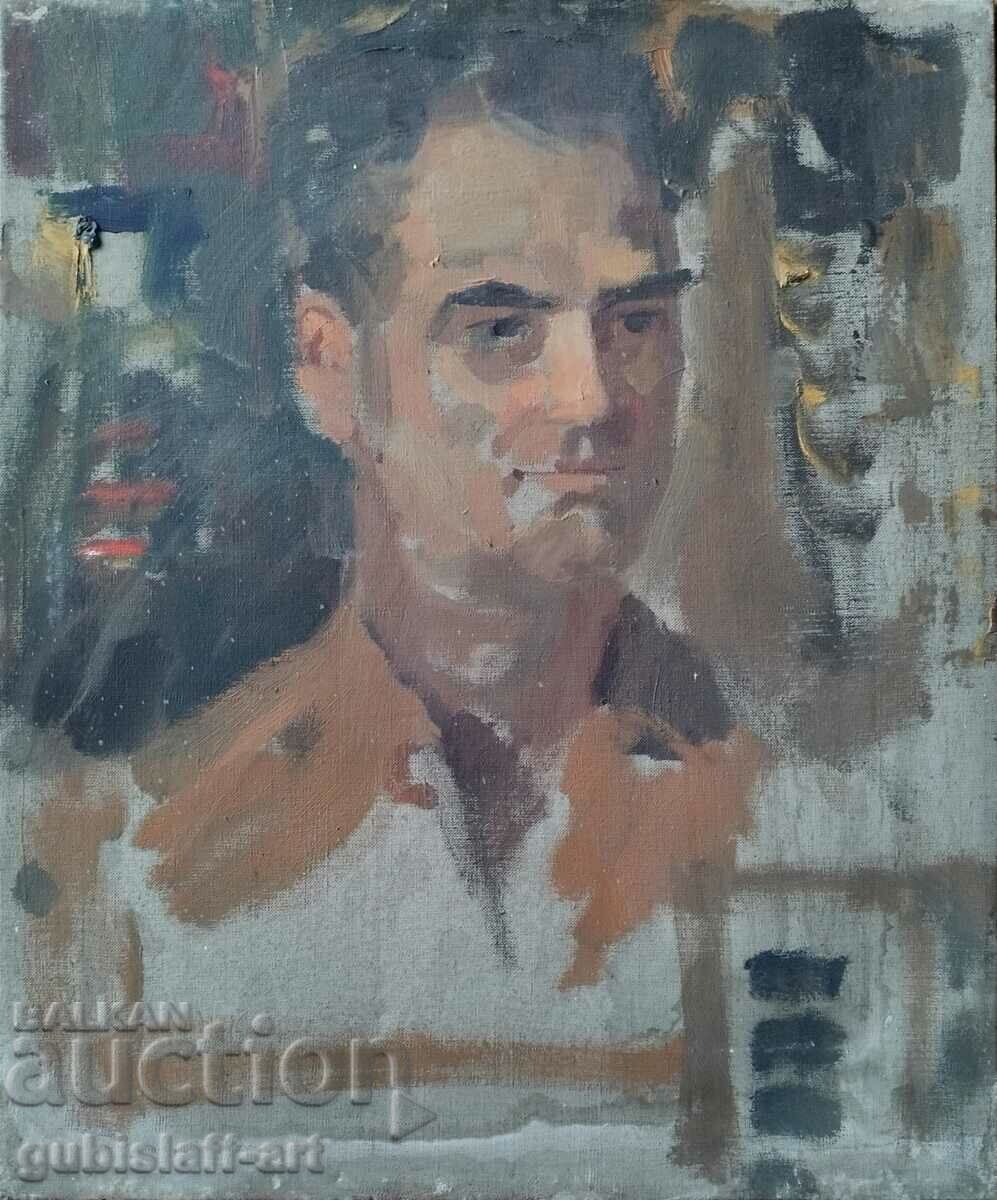 Painting, male portrait, BZC