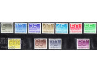 1976-91. Нидерландия. Цифрови марки.