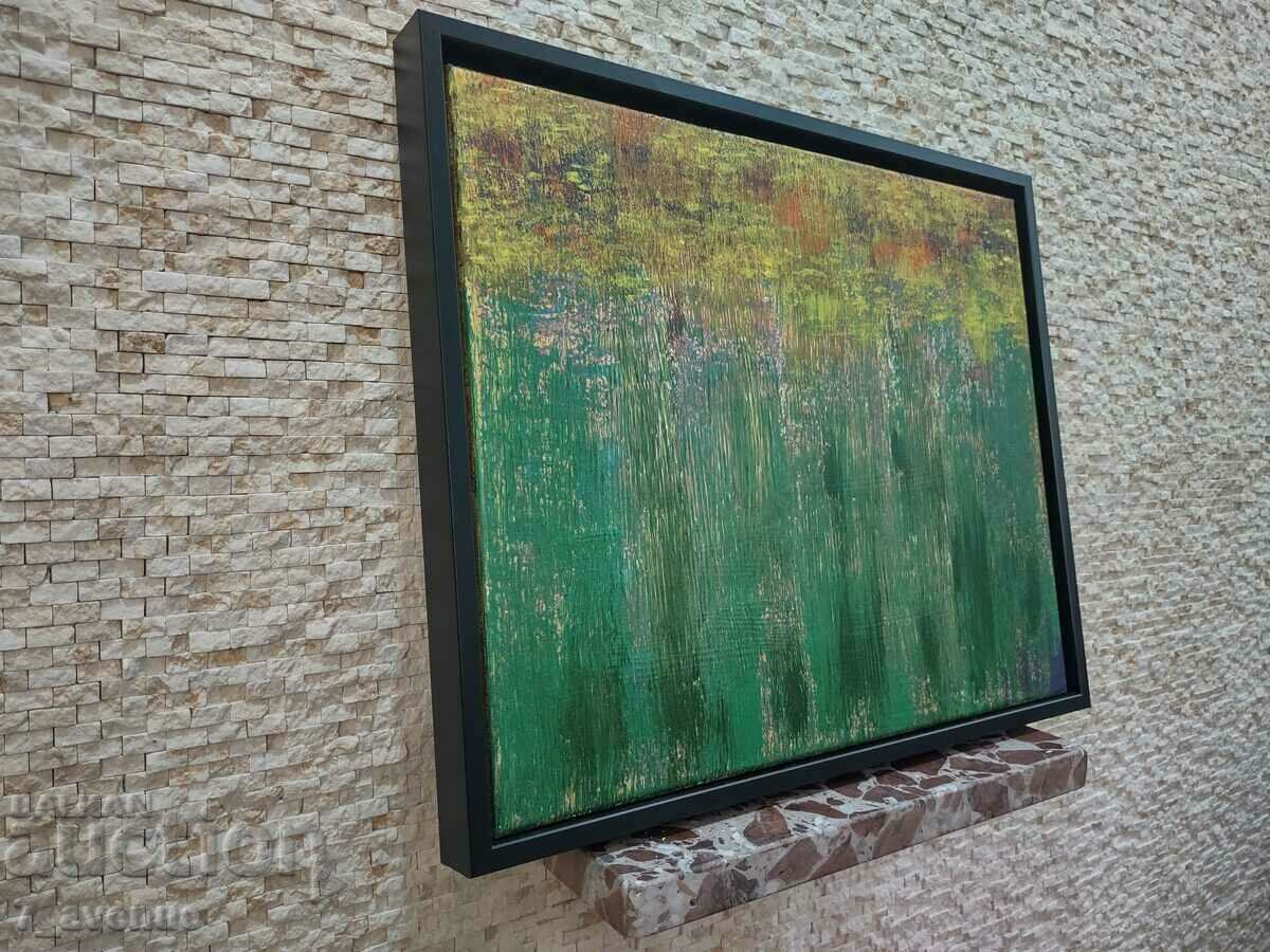 Auction Author's painting - acrylic/canvas, 50/40cm, "Ostseewiese" Auction Author's painting - acrylic/canvas, 50/40cm, "Ostseewiese"