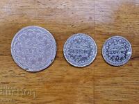 Monede de bijuterii turcești otomane de argint