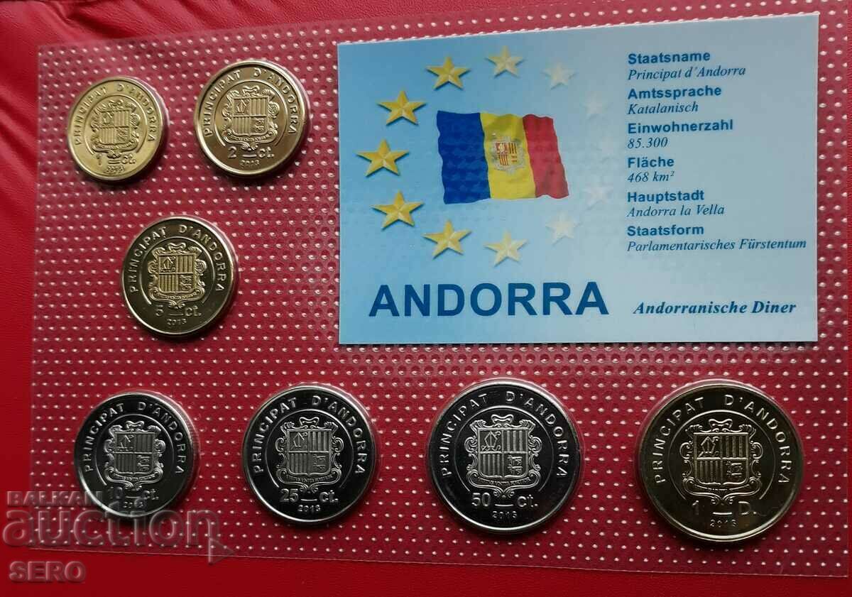 Andorra-SET 2013 of 7 coins