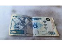 Congo 500 de franci 2002