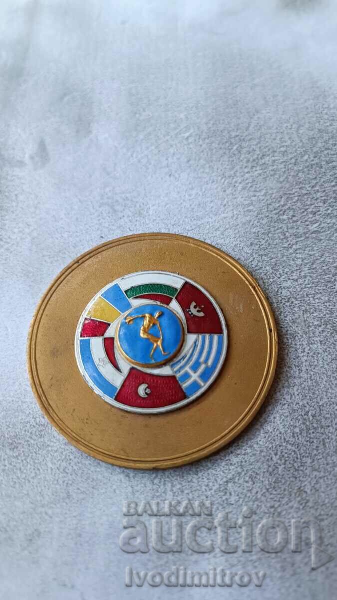 Plaque 40 years Balkan Games 1929 - 1949