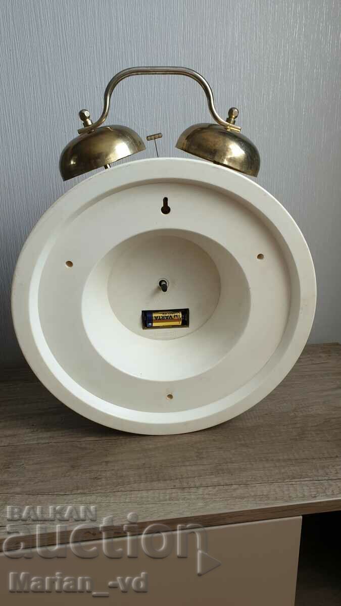 Auction Large desktop Alarm clock with alarm, 30 cm Auction Large desktop Alarm clock with alarm, 30 cm