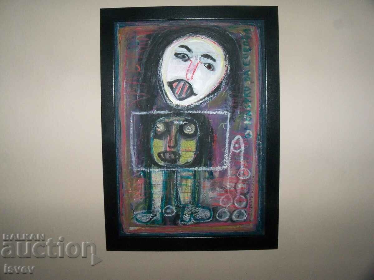 "Monster of Europe" painting by Eusebio Almeida - 5 "Monster of Europe" painting by Eusebio Almeida - 5