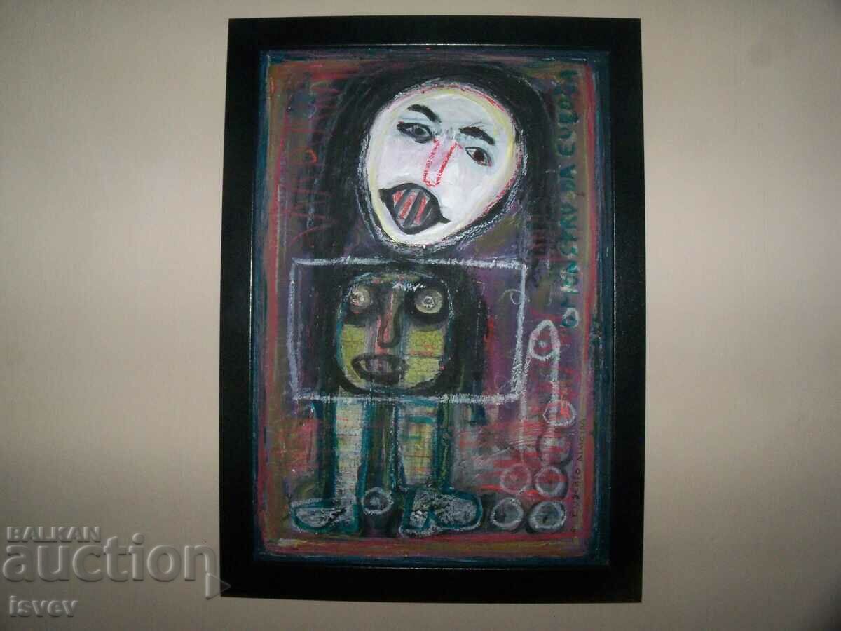 "Monster of Europe" painting by Eusebio Almeida - 6 "Monster of Europe" painting by Eusebio Almeida - 6