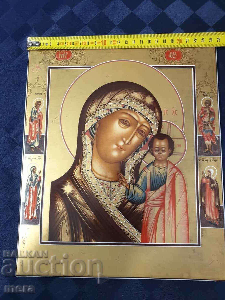 Painted domestic porcelain icon - 5 Painted domestic porcelain icon - 5