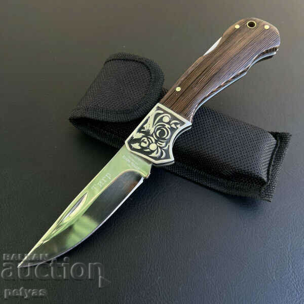 Livrarea Cuțit de buzunar pliabil rusesc cu carcasă TIGER 90X20 mm, oțel 65x13 Livrarea Cuțit de buzunar pliabil rusesc cu carcasă TIGER 90X20 mm, oțel 65x13