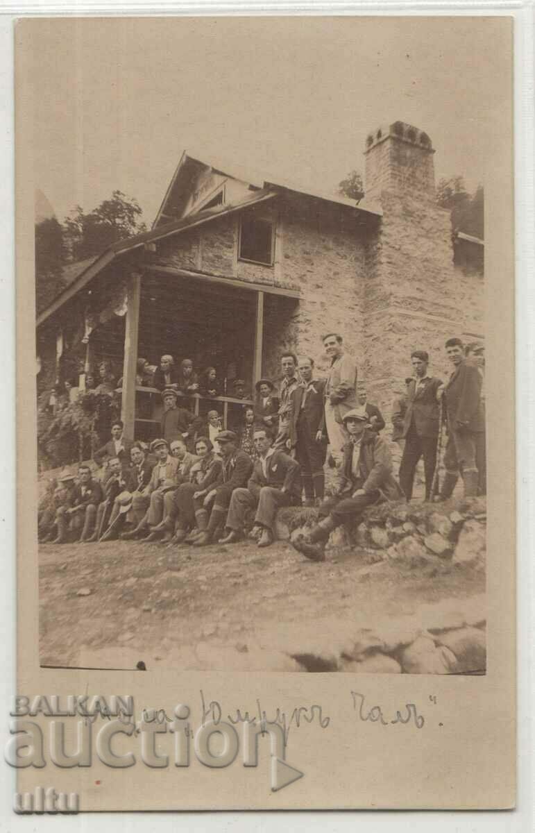 Bulgaria, Yumrukchal Hut on the occasion of its consecration, RPPC