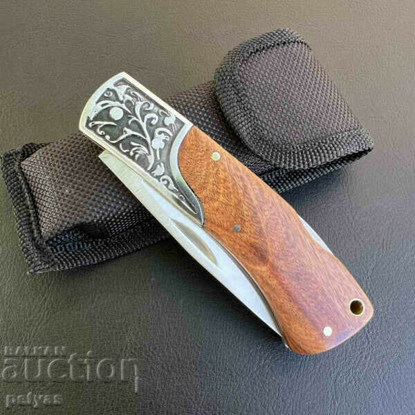 Russian folding hunting knife LEV 87x185;St 65x13 with price 18.00 BGN | € 9.20