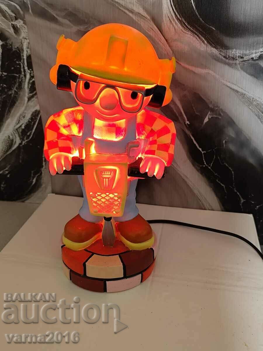 Lampă Bob the Builder - lampă de masă - lampă de noapte