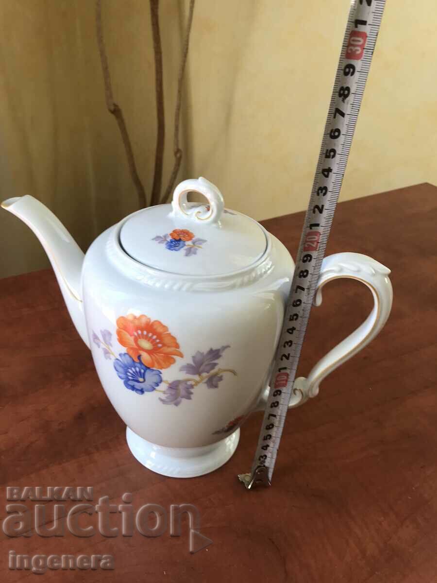 PORCELAIN KETTLE KANA BAVARIA - GERMANY with price 48.00 BGN | € 24.54 PORCELAIN KETTLE KANA BAVARIA - GERMANY with price 48.00 BGN | € 24.54