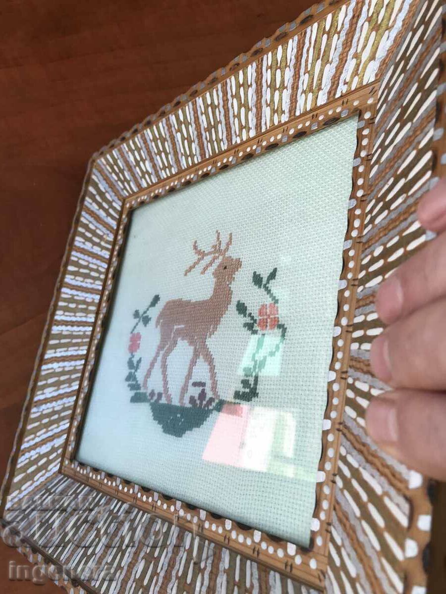 EARLY SOCIETY TAPESTRY SEWED PANEL WOOD FRAME - 5 EARLY SOCIETY TAPESTRY SEWED PANEL WOOD FRAME - 5