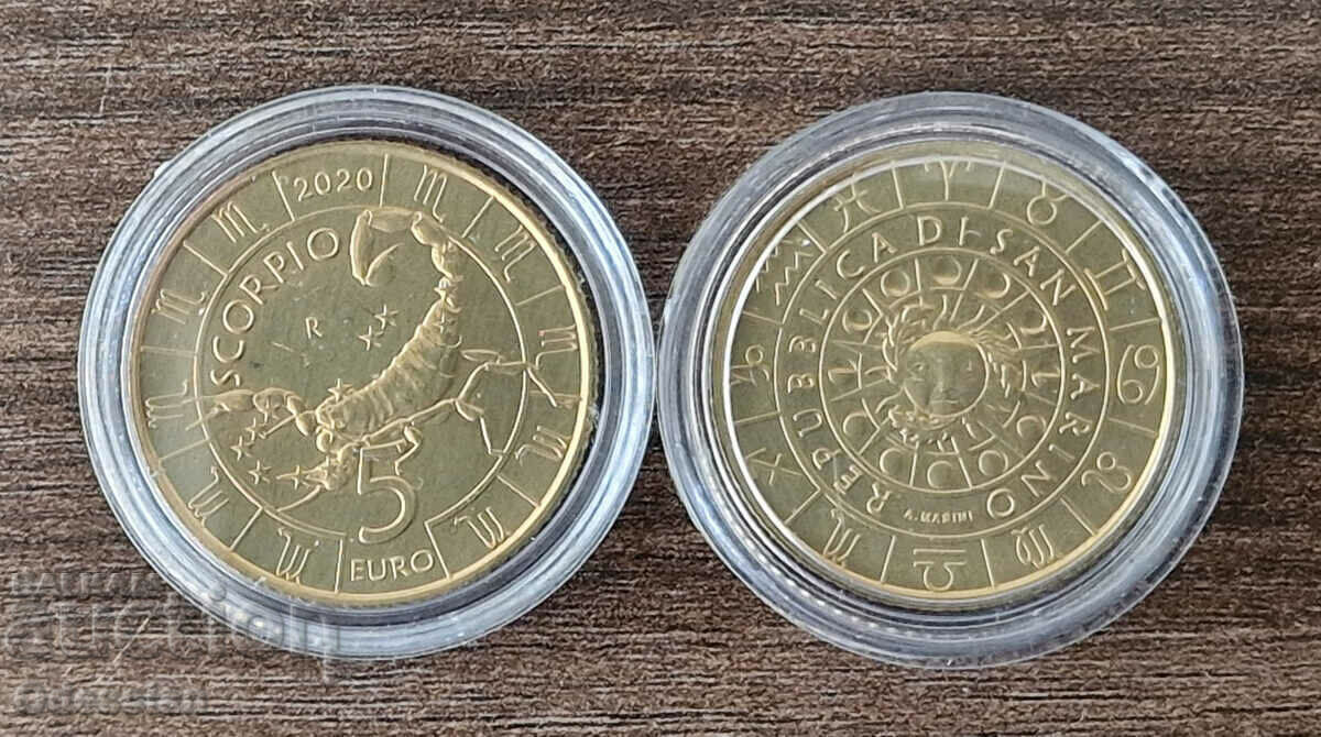 San Marino • Scorpion • 2021 • 5 euro