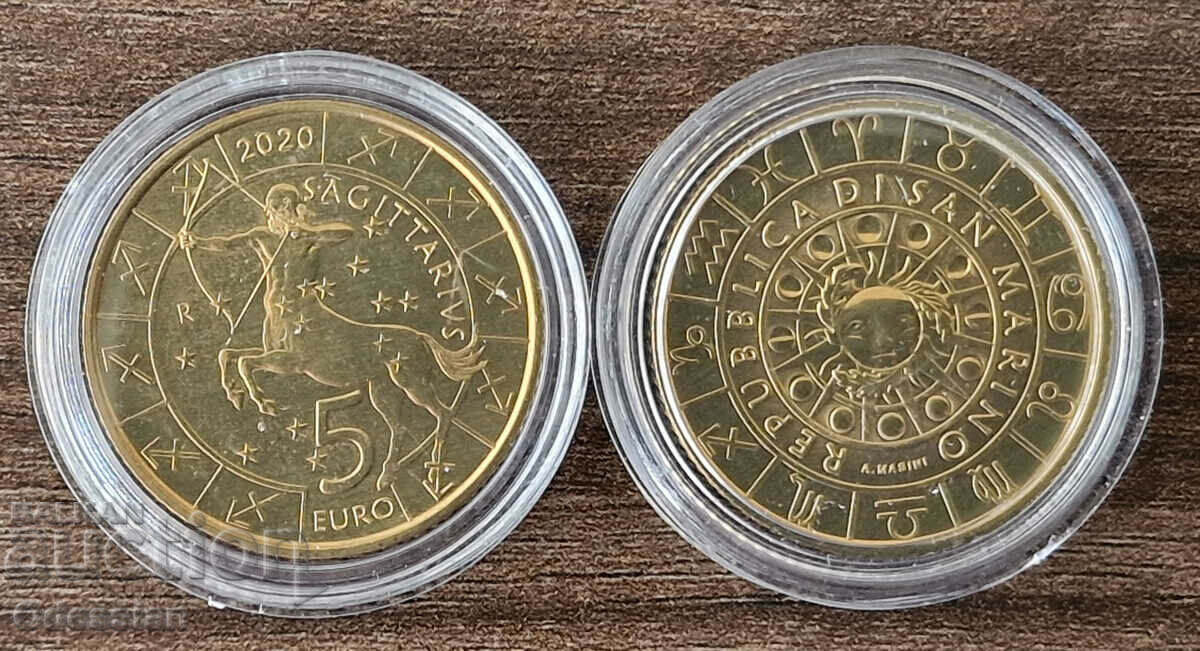 San Marino • Sagittarius • 2020 • 5 euros