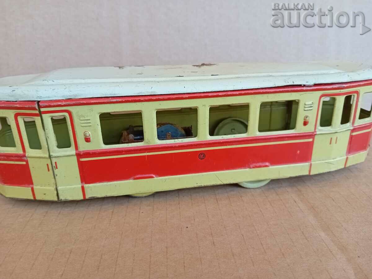 Old tin tram, Made in Germany, 1960s. - 5 Old tin tram, Made in Germany, 1960s. - 5
