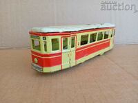 Old tin tram, Made in Germany, 1960s.