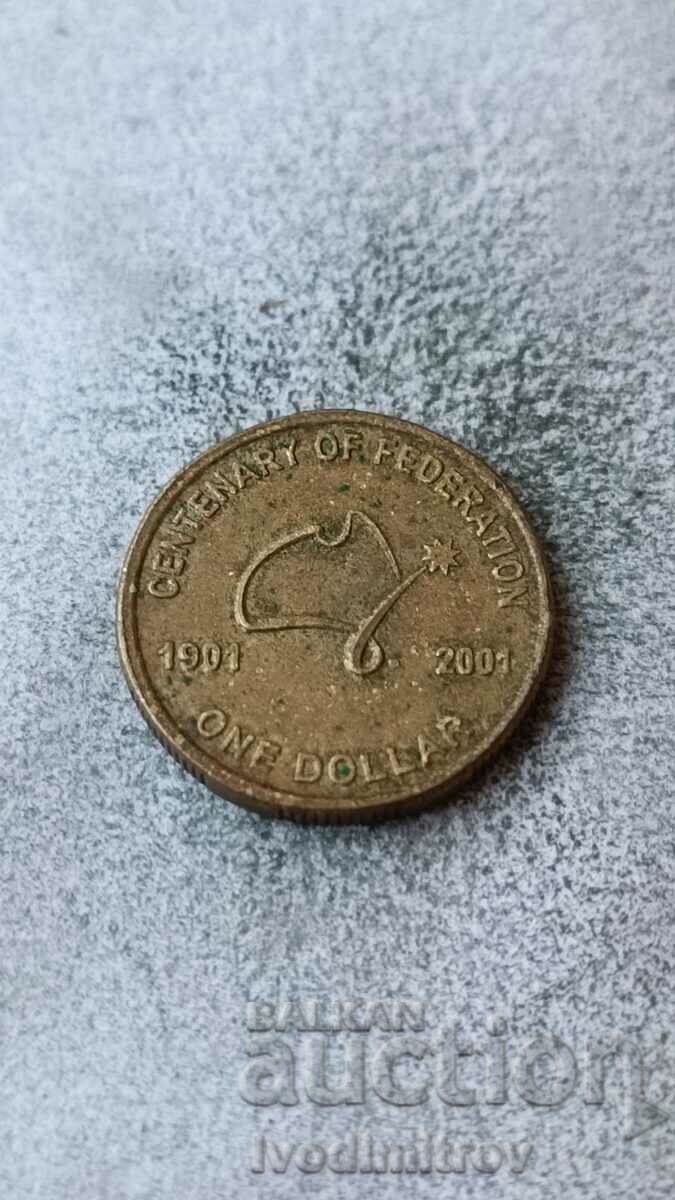 Австралия 1 долар 2001