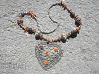 СТАР ГЕРДАН КОЛИЕ НАКИТ СЪС СРЕБЪРНА ЗАКОПЧАЛКА