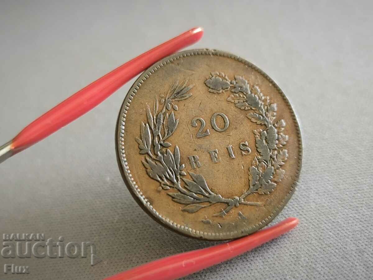 Coin - Portugal - 20 reis | 1891 with price 15.00 BGN | € 7.67 Coin - Portugal - 20 reis | 1891 with price 15.00 BGN | € 7.67