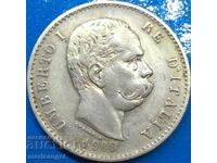 1 Lira 1900 Italia Umberto I - an destul de rar