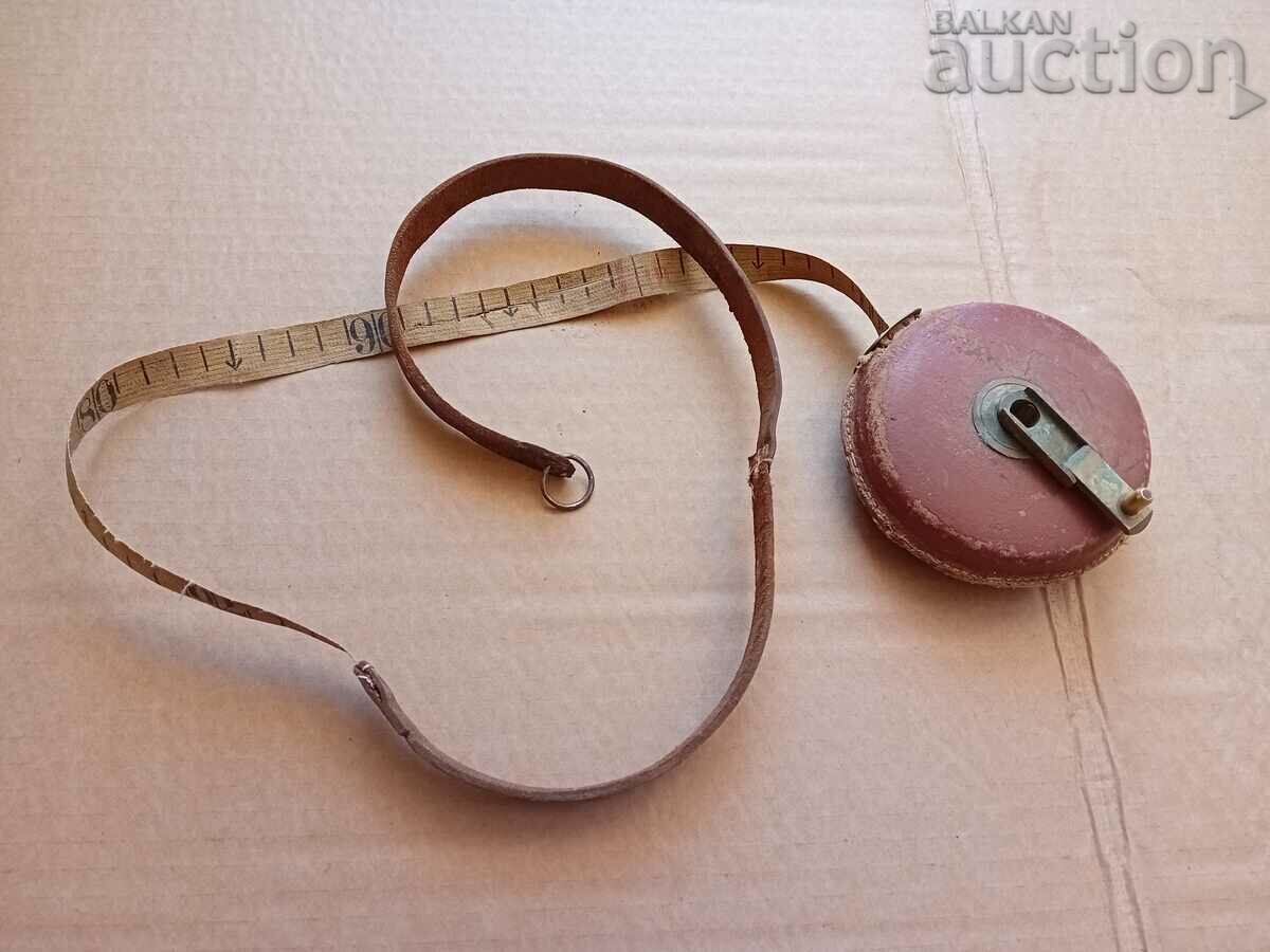 Παράδοση αντίκα πρωτόγονη μεζούρα από δέρμα Παράδοση αντίκα πρωτόγονη μεζούρα από δέρμα