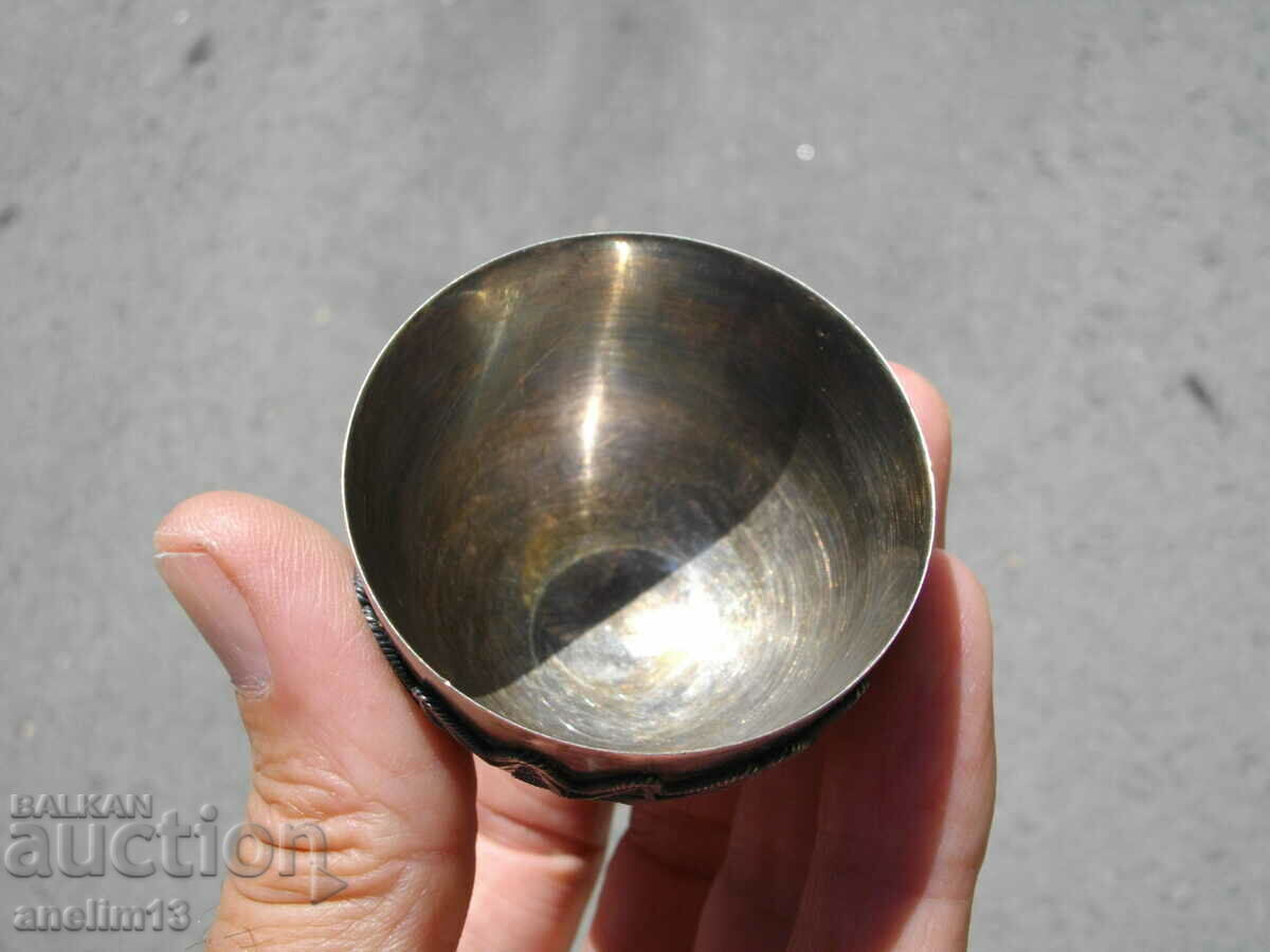 Delivery of OLD SILVER PLATED CUP WITH FILIGREE ENVELOPE Delivery of OLD SILVER PLATED CUP WITH FILIGREE ENVELOPE