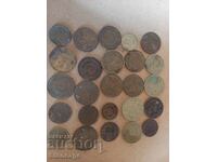 25 old Bulgarian coins