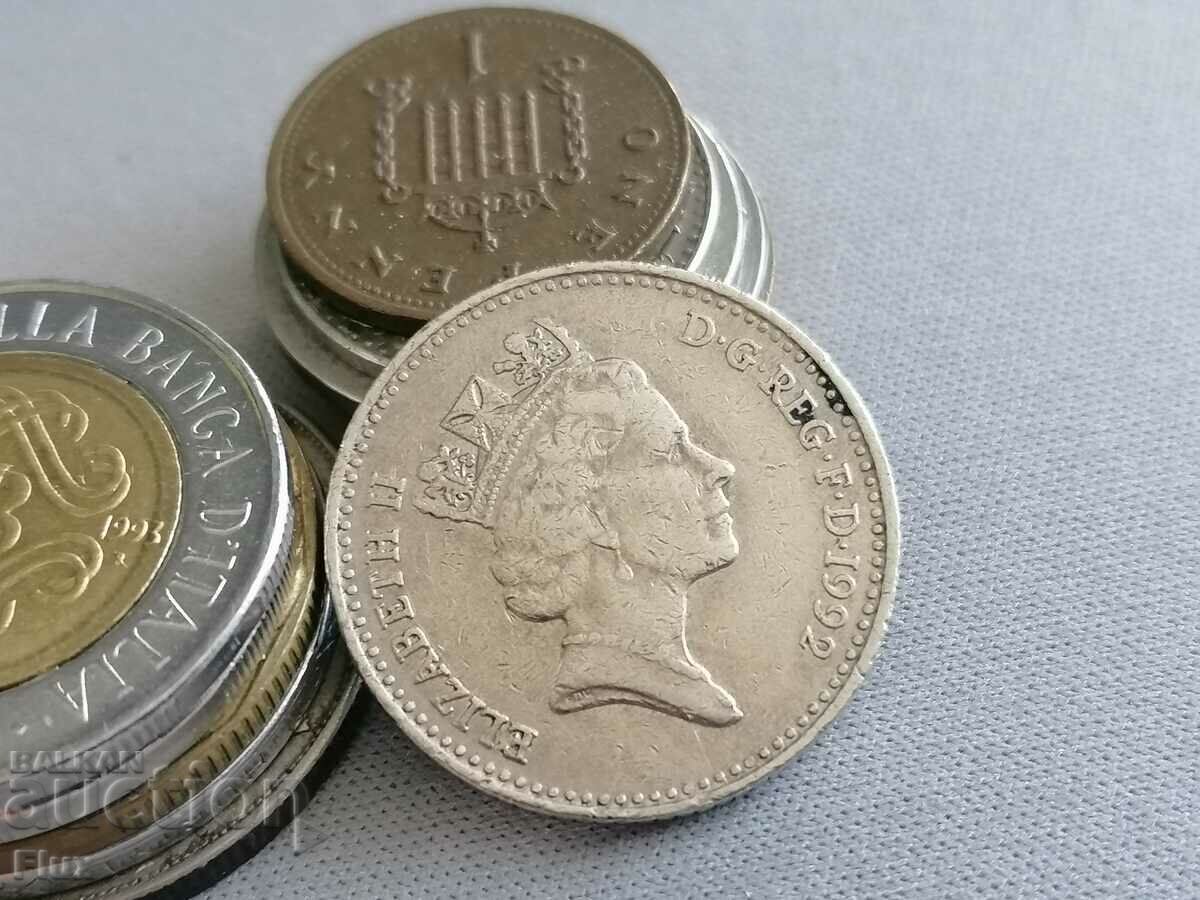 Coin - Great Britain - 10 pence | 1992 with price 1.00 BGN | € 0.51